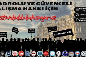 Belediye Şirket İşçileri ve Taşeron Çalışanları Buluşuyor!